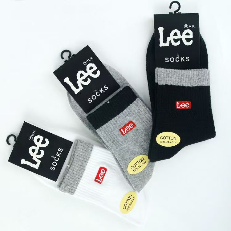 (คลังสินค้าพร้อม)ถุงเท้ากีฬาวิ่ง Unisex Mid Tube Ins Tide Socks ถุงเท้าข้อเท้า