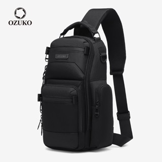 OZUKO โอซูโกะ แฟชั่นสลิงกระเป๋าหลายกระเป๋าความจุขนาดใหญ่มัลต…