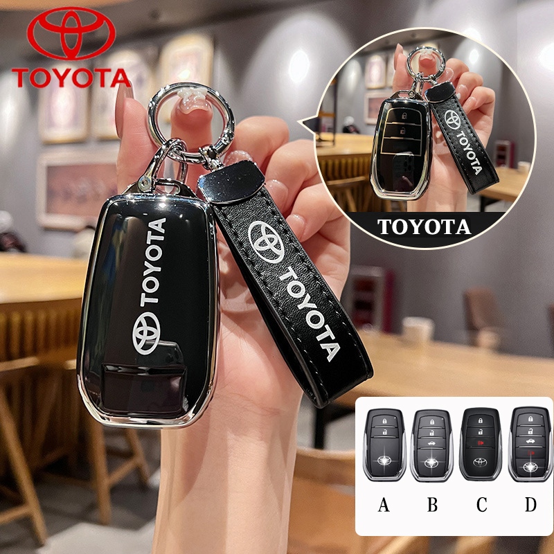 เคสกุญแจรถอัจฉริยะ Toyota Toyota bz4x/fortuner/hilux/revo/innova/Rcoo/Harrier/camry ปลอกกุญแจรถ Toyota พวงกุญแจ