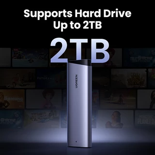 Ugreen M2 SSD กรณี M.2 NVMe SATA SSD Enclosure อะแดปเตอร์ 10Gbps USB 3.2 Gen2 USB C ภายนอกตู้รองรับปุ่ม M และ M & B