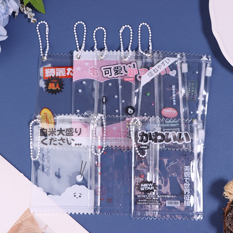 [JBTH] 1 PC น่ารักโปร่งใสถุงขนม Props Badge Storage กระเป๋าแสดงจี้ป้องกันการ์ดแขนผู้ถือกระเป๋า [JB]