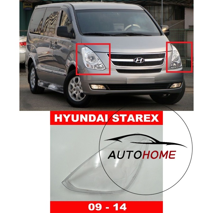 คุณภาพออร์ignal เลนส์ฝาครอบไฟหน้า เลนส์ไฟหน้าสําหรับ Hyundai starex H-1 2008 2009 2010 2011 2012 2013 2014 H1 เปลี่ยนหัวโคมไฟเลนส์โคมไฟฝาครอบเลนส์