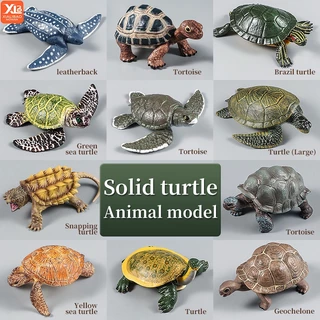 Sea Life จําลองสัตว์ทะเล Leatherback เต่าเต่าทะเลรุ่น Figurines ตัวเลขการกระทํา PVC การศึกษาของเล่นเด็กของขวัญ