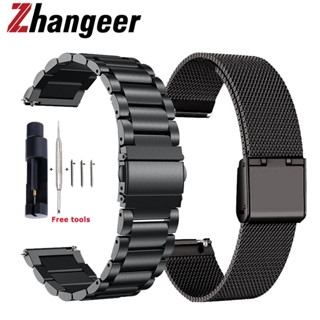 14 16 18 20 22 24 มม. Quick Release สแตนเลสสายนาฬิกาผู้ชายผู…