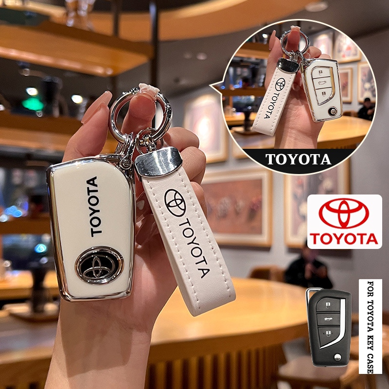 เคสกุญแจรถโตโยต้า Toyota REVO/ALTIS2014- 2019/corolla Altis 2010 ปลอกกุญแจรถ พวงกุญแจ Toyota