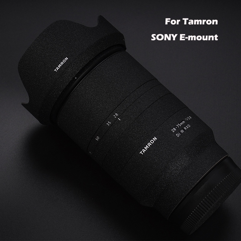 สติกเกอร์เลนส์สําหรับ Tamron 28-75mm F/2.8 Di III VXD G2 A063 Wrap Film 28-75 2.8 A036 F2.8 (Sony E-Mount) Decal Skin Protector Coat