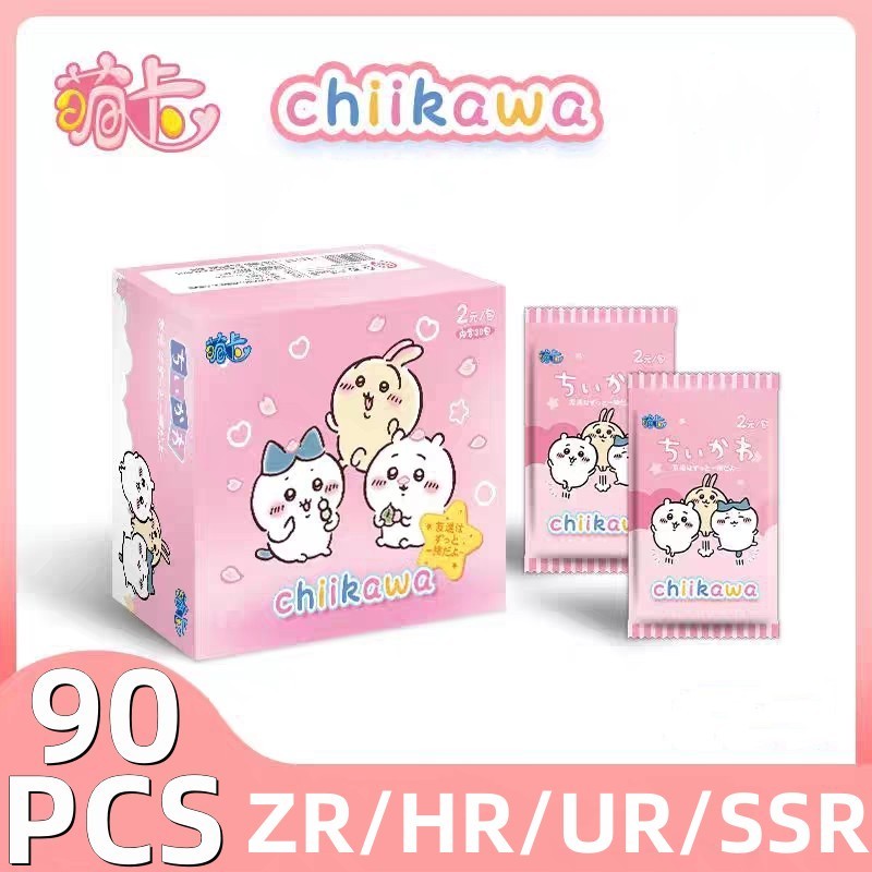 90 ชิ้น Chikawa การ์ด Usachi Gii Kohachi หายาก ZR/HR/UR/SSR แฟลชการ์ดของขวัญเด็ก
