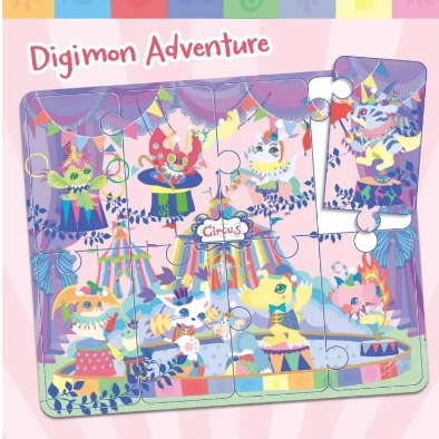 [คลังสินค้าพร้อม] Bandai Digimon Circus Series เครื่องประดับรูปของขวัญเด็กผู้หญิง