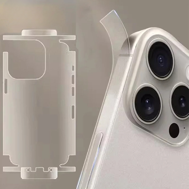 ฟิล์มหลังสีใส หุ้มรอบเครื่อง สำหรับ iphone 14 16 Pro max 12 16plus ฟิล์มหลัง สำหรับไอโฟน 13 11 Promax 14promax 15promax