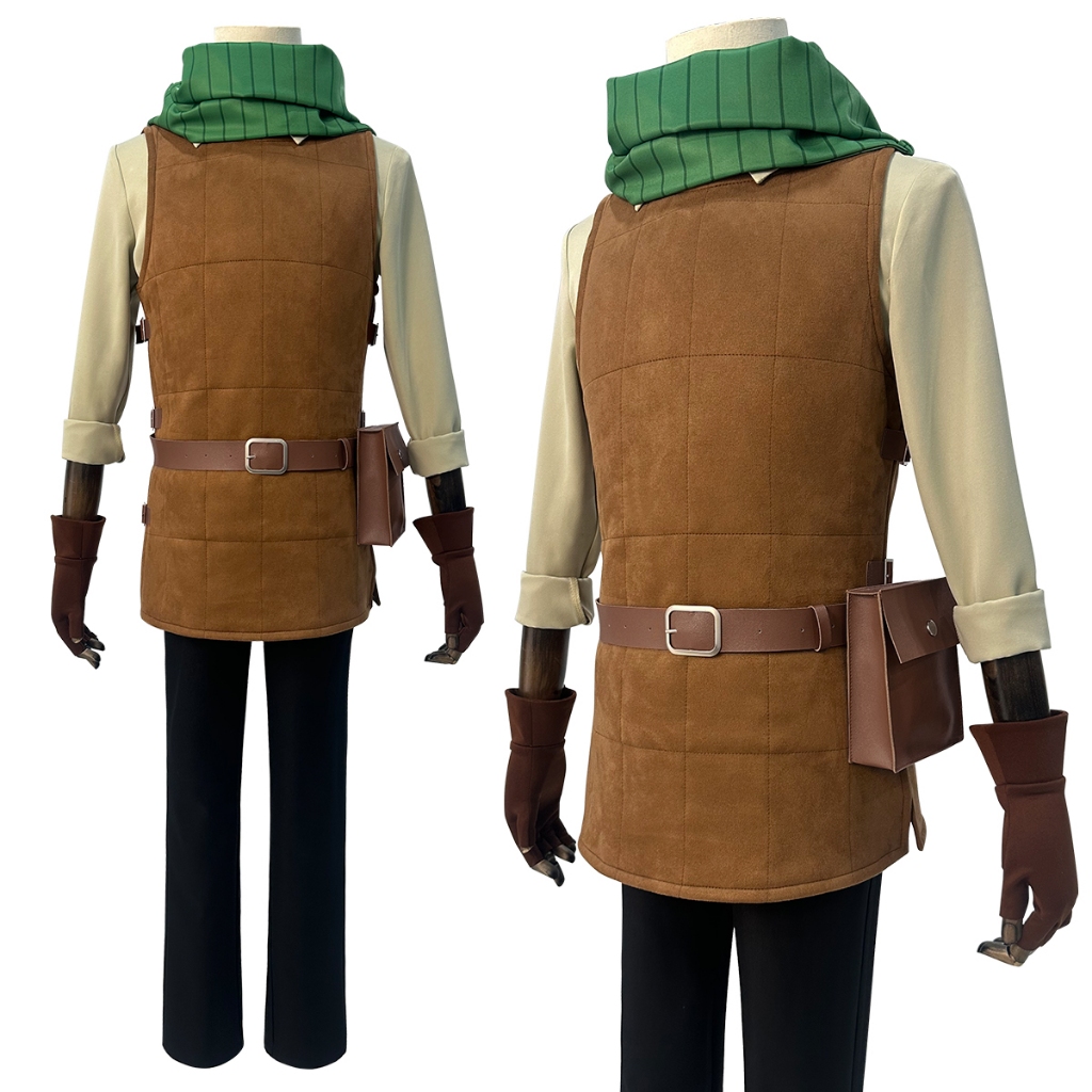 Holoun Delicious in Dungeon คอสเพลย์เครื่องแต่งกาย Chilchuck Tims Cosplay มังงะอะนิเมะชุดฮาโลวีน