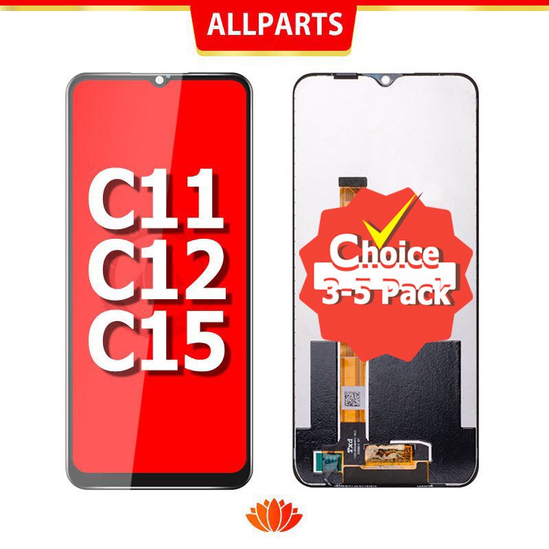 ALLPARTS [3/5/10แพ็ค] ขายส่งยกลัง จอ สำหรับ OPPO Realme C11 2020 C12 C15 Class A rmx2185 rmx2180 LCD