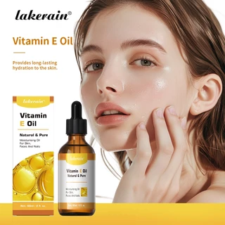 Lakerain Vitamin E Oil 100% Pure & Natural ให้ความชุ่มชื้นและกระชับผิวช่วยลดเส้นละเอียดและจุด