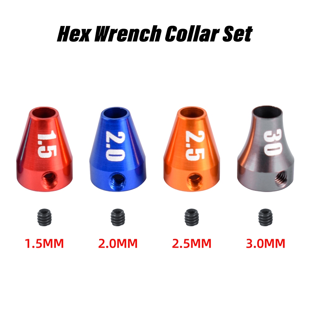 Rc รุ่นรถอัพเกรดอุปกรณ์เสริมโลหะ Hex ประแจชุด 1.5/2.0/2.5/3.0 ไขควงเครื่องมือ RC Hobby Parts