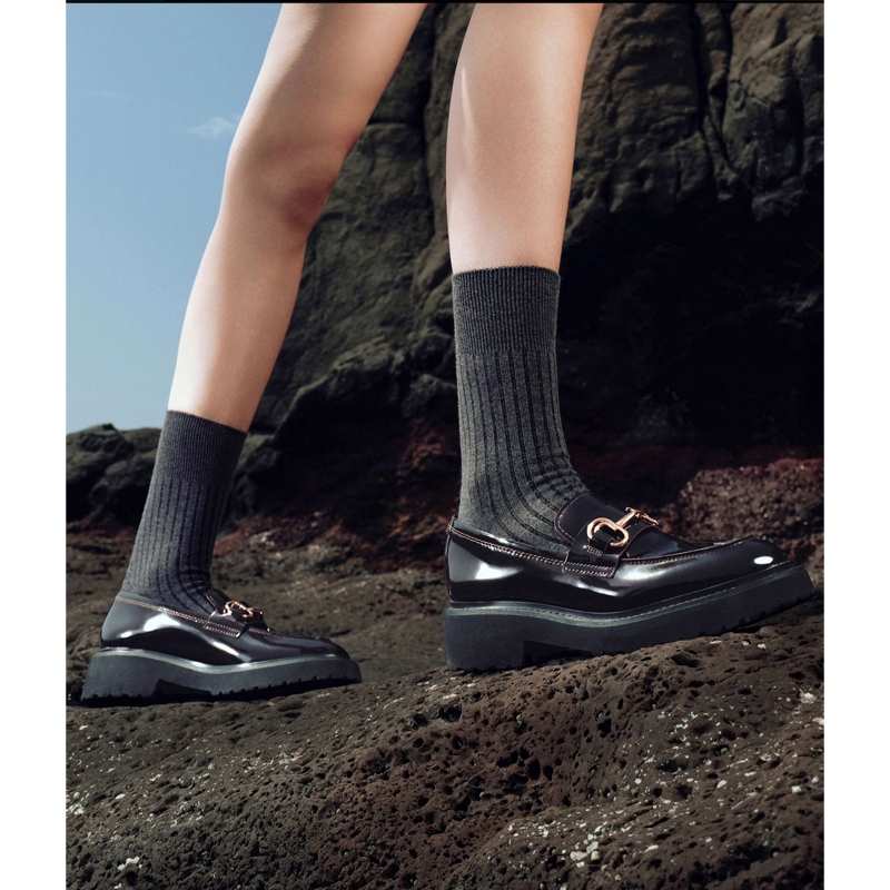 Staccato Women's Penny Loafers รองเท้าคัทชู รองเท้าส้นตึก EGB04