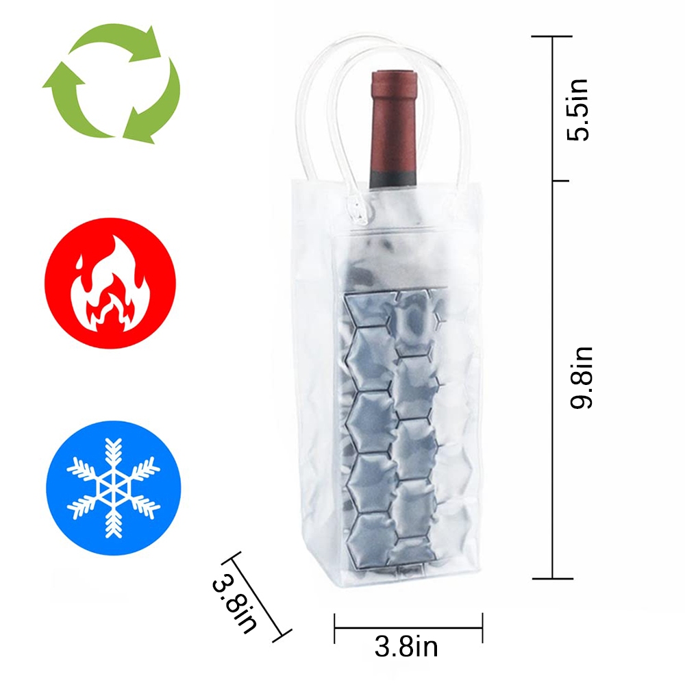 เบียร์ไวน์ Beer Iced Tote Bag ขวดไวน์คูลเลอร์เจลไวน์กระเป๋ายืนฟรีกลางแจ้งปฏิบัติฉนวนไวน์แดงพก ราคา ถูกที่สุด ดีลบีเคเค แกลเลอรีภาพที่ 3
