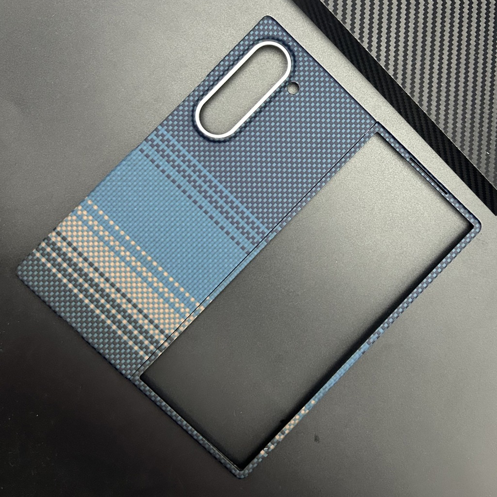 SAMSUNG ซัมซุง ซพับ6 เคสโทรศัพท์มือถือเคฟล่า เคสป้องกันไฟเบอร์อะรามิดแม่เหล็ก