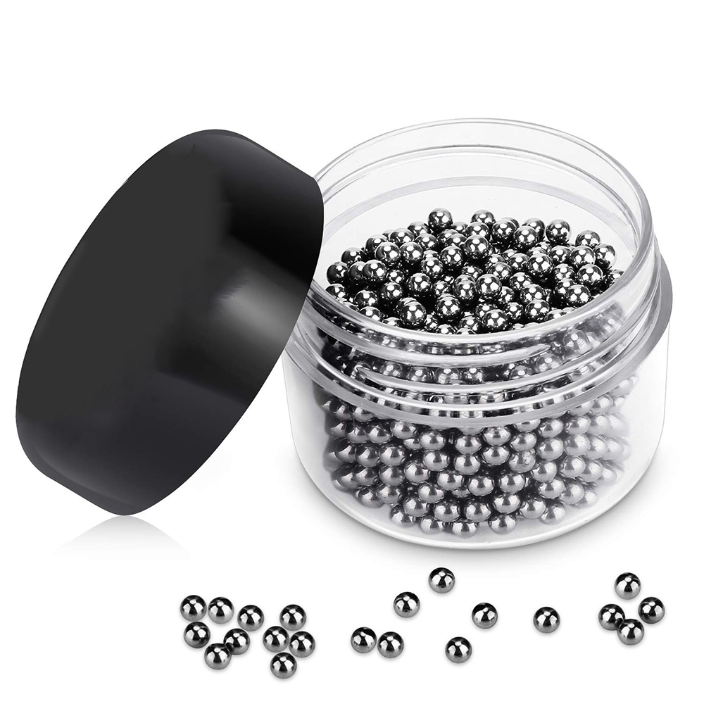 400 ชิ้น 4mm 304 สแตนเลสลูกทำความสะอาด Decanter Cleaning Beads ตื่นขึ้นมาทำความสะอาดลูกปัดตื่น