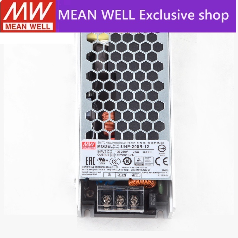 MEAN WELL UHP-200R UHP-200R-5 UHP-200R-12 UHP-200R-15 UHP-200R-24 UHP-200R-48 MEANWELL UHP-200 200W
