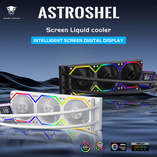 Jungle Leopard AstroShel V2G CPU AIO Cooler สีดํา/สีขาว ARGB…