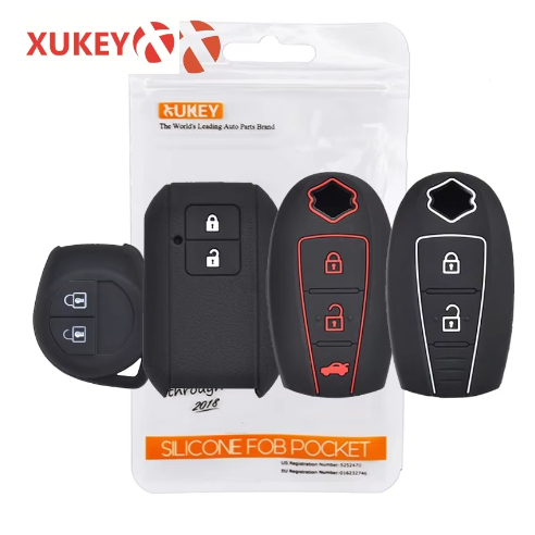 ซิลิโคนกุญแจรีโมท Fob สําหรับ Suzuki Swift SX4 SCORSS Grand Vitara Kizashi Ignis Baleno Liana Alto Splash XL-7 ฝาครอบเชลล์