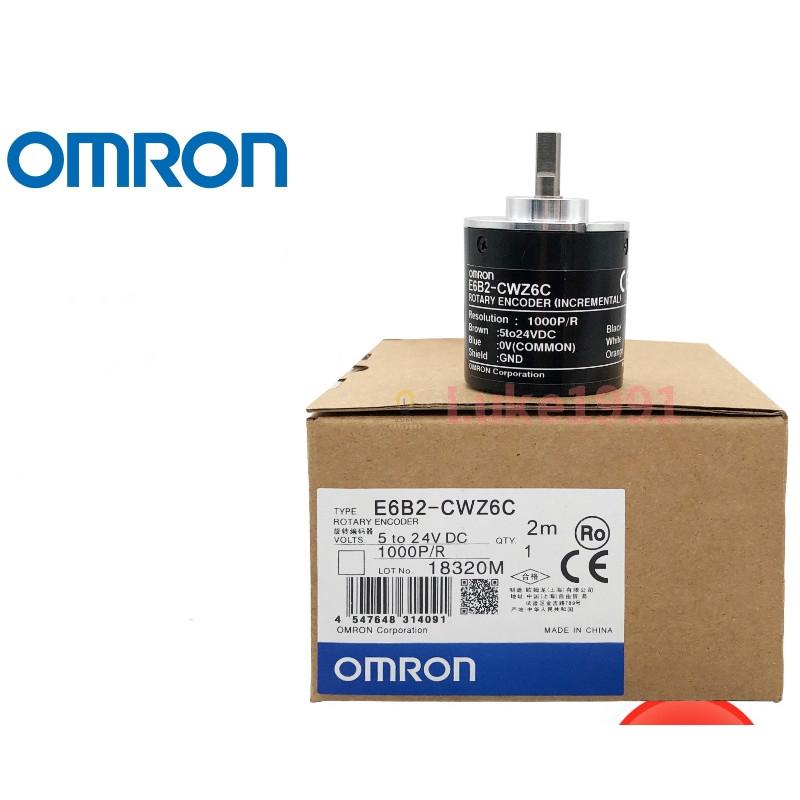 Omron เครื่องเข้ารหัสโรตารีอิเล็กทริก E6B2-CWZ6C CWZ1X CWZ5B E6C2-CWZ6C CWZ5B CWZ1X