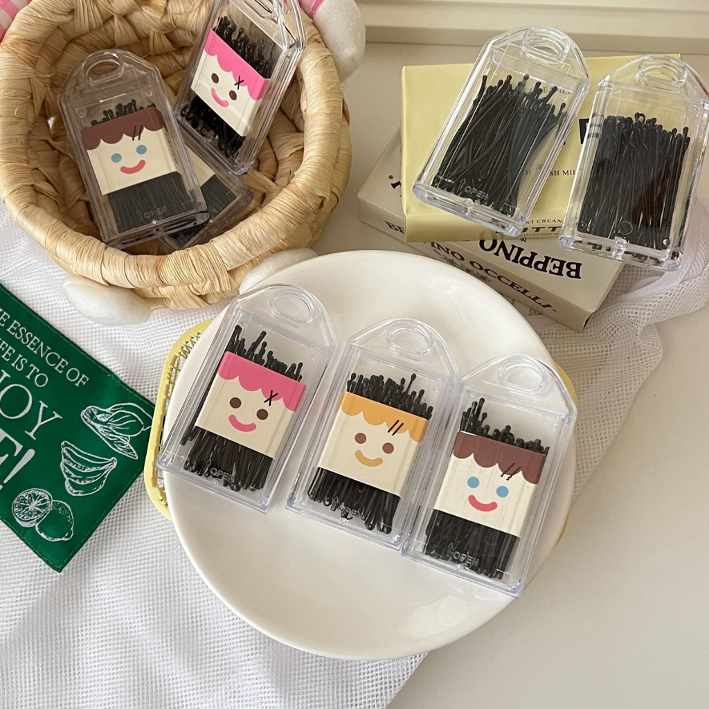 ชนิดบรรจุกล่องสีดําขอบเส้นเดียวคลิปด้านข้างที่มองไม่เห็นคงที่ผมคลิปเส้นเดียวฐานขนาดกะทัดรัดทุกการแข่งขันอุปกรณ์ผมขายส่ง