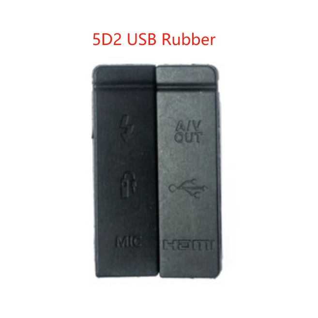 ใหม่ยาง USB ฝาครอบฝาปิดสําหรับ Canon EOS 5D Mark iii / 5DIII / 5D3 6D USB ยางกล้องดิจิตอลอะไหล่ซ่อม