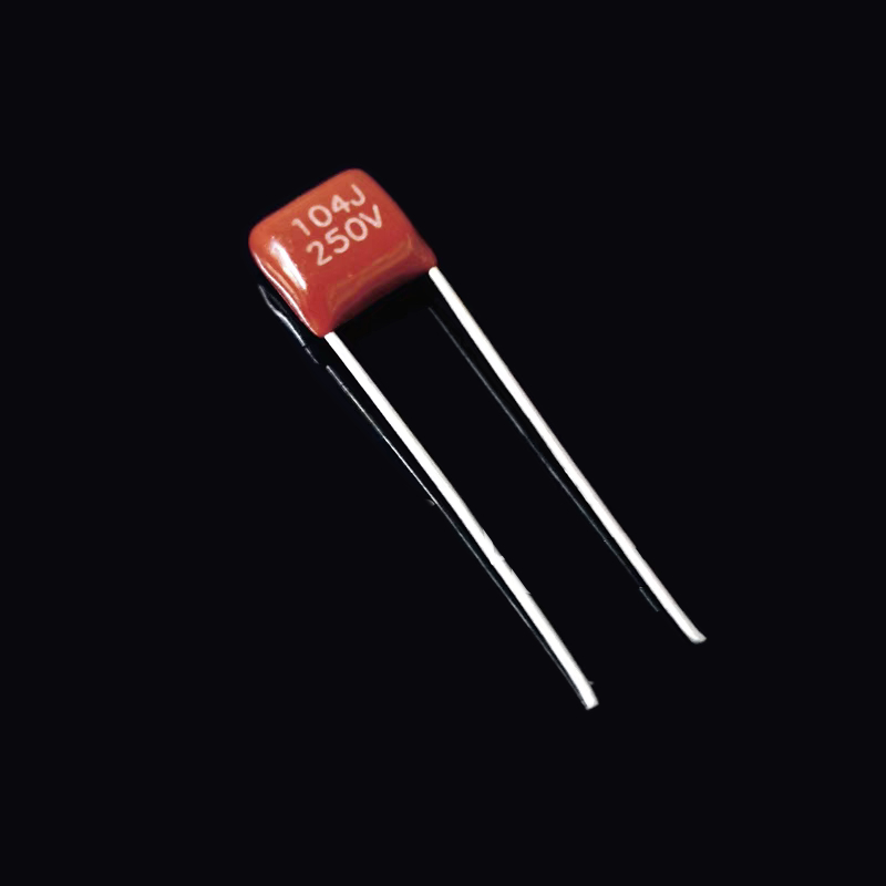 50PCS CBB ความจุ 104J250V ตําแหน่งเท้า 5 มม. 0.1uf 250V 100N250V ติดตั้ง