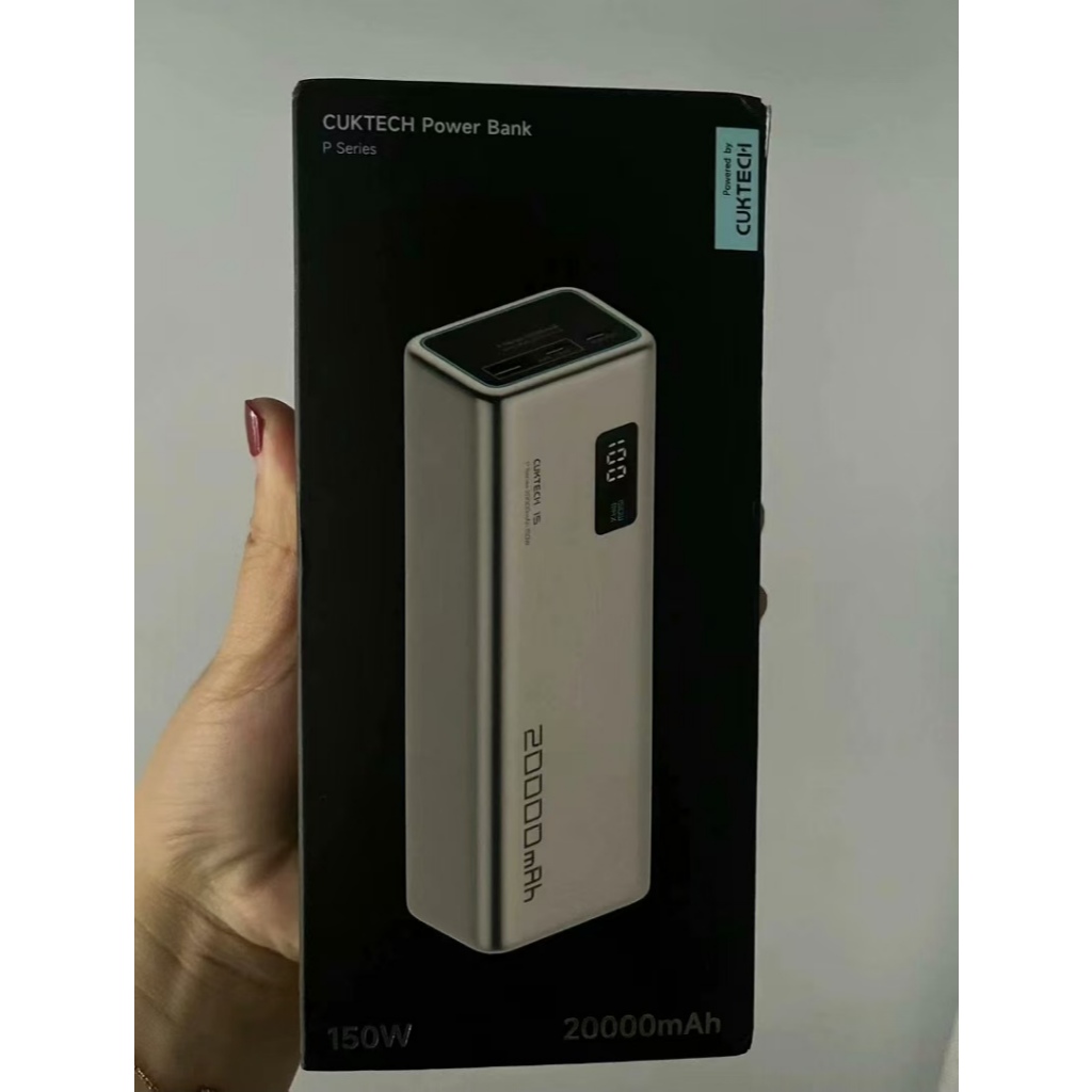 Zmi Precision Cuktech PowerBank 20000mAh 150W PB200P หน้าจอ 3 พอร์ต ชาร์จ Fast แบบพกพา