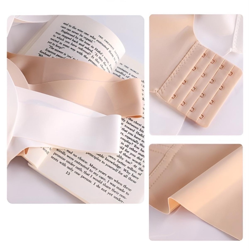 MissAngel✨จัดส่งทันที✨Braบราไร้โครง แฟชั่น ฟองน้ำบาง ลดการกดทับ เก็บกระชับหน้าอก ชุดชั้นในหน้าอกเล็ก - รูปที่ 5