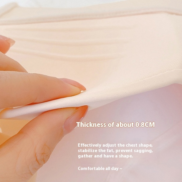 MissAngel✨จัดส่งทันที✨Braบราไร้โครง แฟชั่น ฟองน้ำบาง ลดการกดทับ เก็บกระชับหน้าอก ชุดชั้นในหน้าอกเล็ก - รูปที่ 7