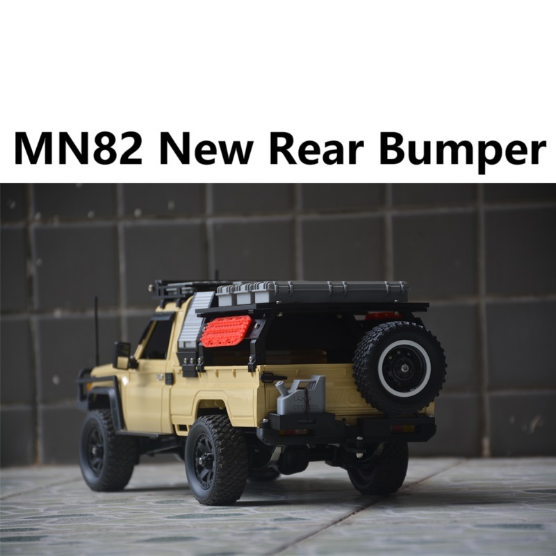 Koshobby ใหม่กันชนด้านหลังอะไหล่อัพเกรดสําหรับ MNRC MN82/MN82 PRO LC79 RC รุ่นการปรับเปลี่ยน