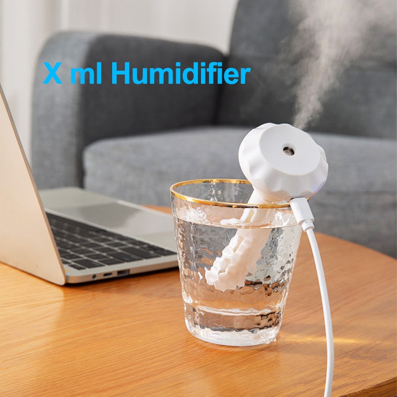 humidifier ไม่จำกัดความจุ เครื่องฟอกอากาศ อุลตร้าโซนิค เครื่องทำให้ชื้น เครื่องพ่นอโรม่า เครื่องพ่นไอน้ำ น้ำมันหอมระเหย เครื่องพ่น usb ชื้น กรองผ้าฝ้าย เครื่องทำให้ชื้น พร้อมไฟกลางคืน LED 7 สี