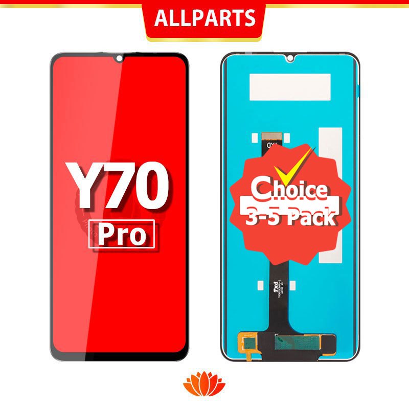 ALLPARTS [3/5/10แพ็ค] ขายส่งยกลัง จอ สำหรับ Huawei NOVA Y70 Y70 Plus LCD หน้าจอ พร้อมทัชสกรีน Premiu