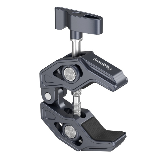 SmallRig Crab-Shaped Clamp with 1/4"-20, 3/8"-16 Threaded Holes , Payload 7.7lbs