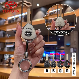 เคสกุญแจรถโตโยต้า Toyota vios/yaris/ Vitz/commuter/vigo/innova/fortuner ปลอกกุญแจรถ พวงกุญแจโตโยต้า