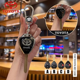 เคสกุญแจรถโตโยต้า Toyota vios/yaris/ Vitz/commuter/vigo/innova/fortuner ปลอกกุญแจรถ พวงกุญแจโตโยต้า