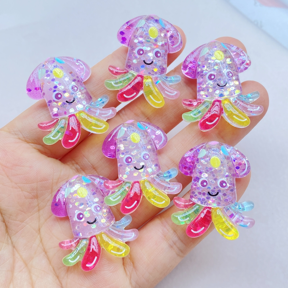 10ชิ้นชุดสร้างสรรค์ที่มีสีสันเงาการ์ตูนมหาสมุทรชุดปลาโลมา,ปู,ปลาดาว,ปลาหมึก ทําเอง สีครีมกรณีโทรศัพท์อุปกรณ์ผมรองเท้าหลุมหัวเข็มขัดเรซิ่นกลับอุป ราคา ถูกที่สุด ดีลบีเคเค แกลเลอรีภาพที่ 5
