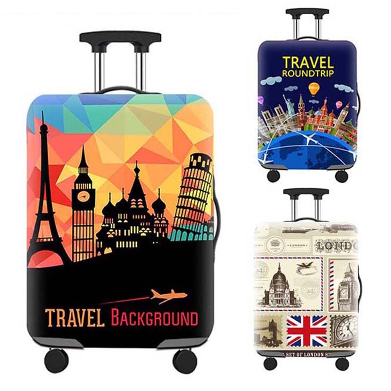【ของขวัญฟรี】ผ้าคลุมกระเป๋าเดินทางผ้ายืด luggage cover 行李箱保护套