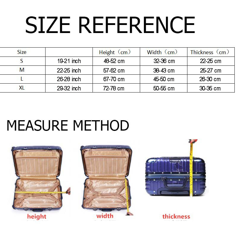 【ของขวัญฟรี】ผ้าคลุมกระเป๋าเดินทางผ้ายืด luggage cover 行李箱保护套