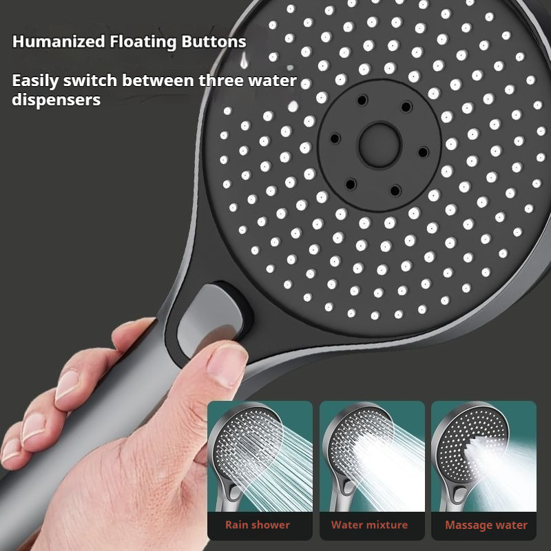 DDhome หัวฝักบัวบูสเตอร์ฝักบัวเยอรมัน, เครื่องทําน้ําอุ่นในห้องน้ํา, เครื่องทําน้ําอุ่นอาบน้ํา, หัวฝักบัวฉีดน้ําแรงดันสูงสากล, หัวฝักบัวหลังคาบัว