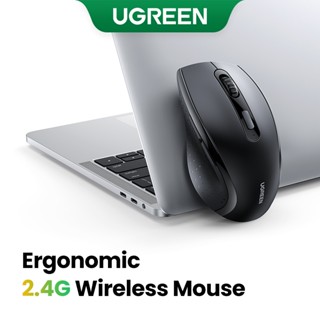 Ugreen เมาส์ไร้สาย 2.4G Full-size Ergonomic Design 800/1200/…