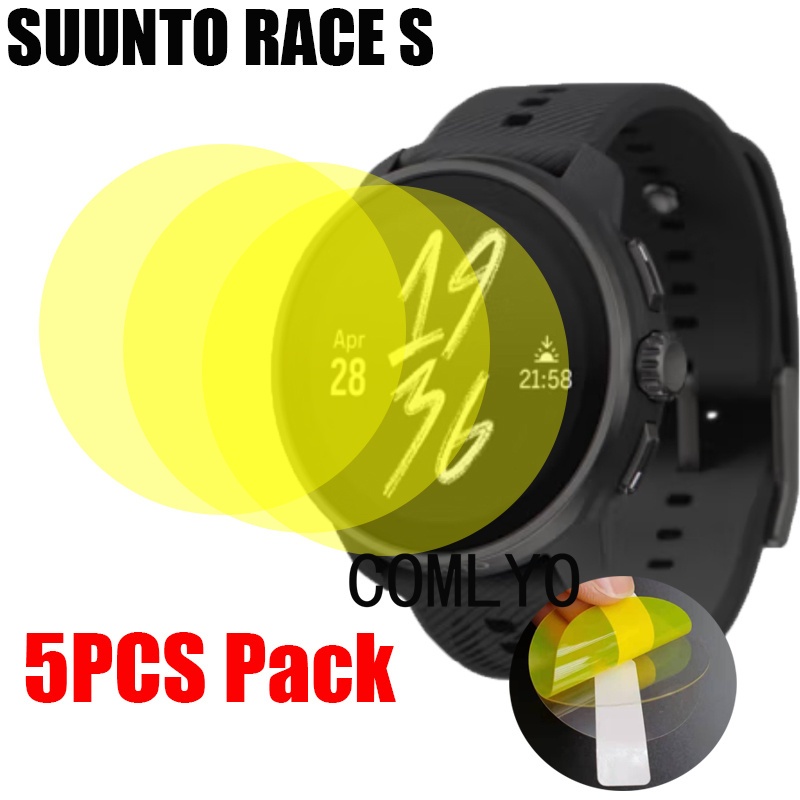 สําหรับ Suunto Race S / Race / Vertical ตัวป้องกันหน้าจอแนวตั้งนาฬิกาอัจฉริยะฝาครอบบางเฉียบ HD ฟิล์ม