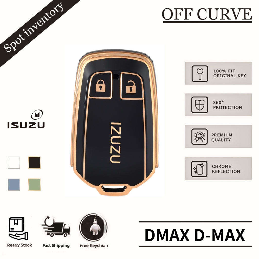 เคสกุญแจรีโมทรถยนต์ TPU สําหรับ ISUZU DMAX D-MAX MUX MU-X