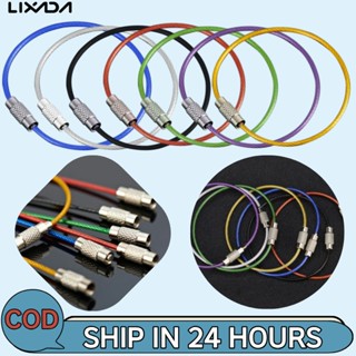 [Lixada Th Mall] พวงกุญแจ ลวดสเตนเลส หลากสี สําหรับเดินป่า ก…