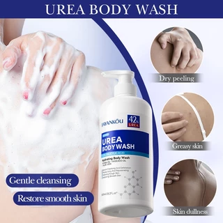 FAYANKOU Urea Shower Gel เจลอาบน้ำยูเรีย ให้ความชุ่มชื้น ทำความสะอาดล้ำลึก ลดสิว กำจัดไร พร้อมให้ความชุ่มชื้น ขนาด 800ml