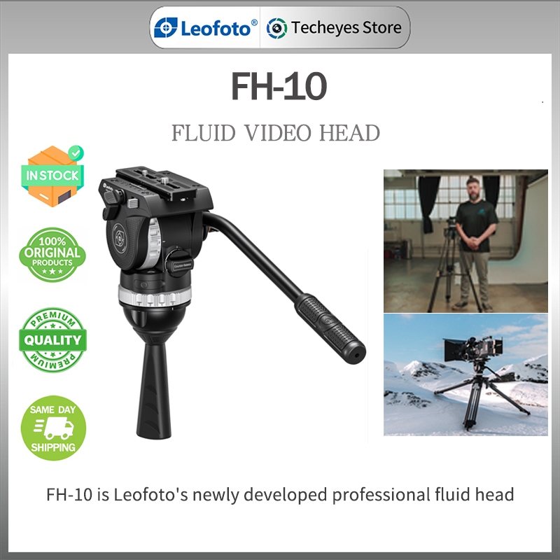 Leofoto FH-10 Professional Fluid Video Head สําหรับกล้อง DSLR
