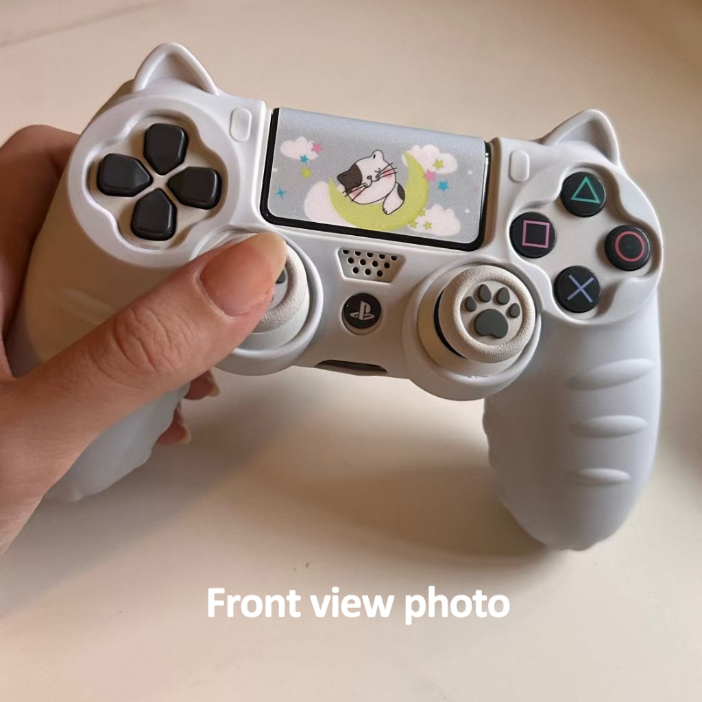 สําหรับ PS4 Spot Goods Cat Paw ซิลิโคน Soft Protector สติกเกอร์ผิวสําหรับ Sony Dualshock 4 DS4 PS4 Slim Pro Controller กรณี Thumb Stick Grip ฝาครอบ