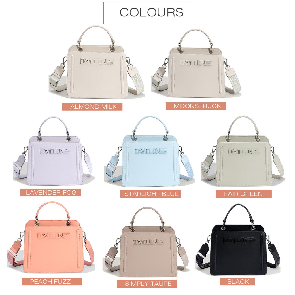 David Jones Paris 2025 ฤดูใบไม้ผลิฤดูร้อนใหม่คอลเลกชันDesignerผู้หญิงTop-Handleกระเป๋าCrossbodyกระเป๋าหนังPuหญิงนุ่มและSuppleกระเป๋า
