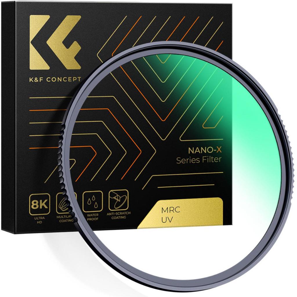 K&F CONCEPT Nano-X MCUV Protection Filter UHD/Ultra-Slim 37mm/40.5mm/43mm/46mm ... 82mm/86mm/95mm